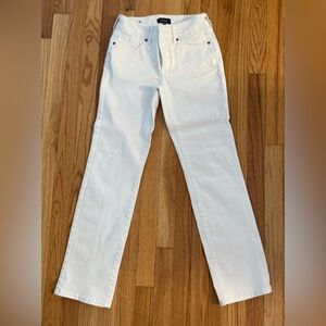 NYDJ Marilyn Optic White Straight Leg Jeans